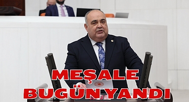MEŞALE BUGÜN YANDI