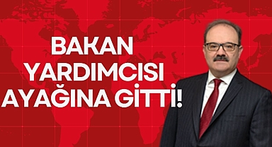 BAKAN YARDIMCISI AYAĞINA GİTTİ!