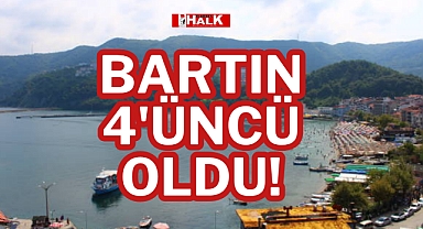 BARTIN 4'ÜNCÜ OLDU!