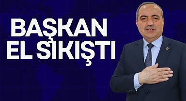 BAŞKAN EL SIKIŞTI