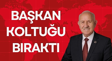 BAŞKAN KOLTUĞU BIRAKTI