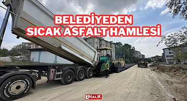 Belediyeden Sıcak Asfalt Hamlesi