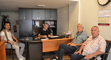 ESKİ BAŞKANLARDAN İŞ İNSANI ÇAVUŞOĞLU’NA ZİYARET