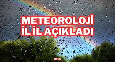 Meteoroloji İl İl Açıkladı