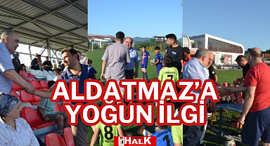 MİLLETVEKİLİ ALDATMAZ'A YOĞUN İLGİ