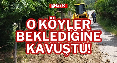 O KÖYLER BEKLEDİĞİNE KAVUŞTU!