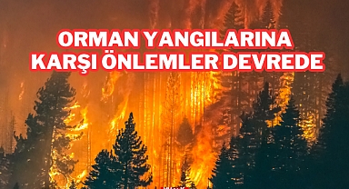 Orman Yangınlarına Karşı Önlemler Devrede