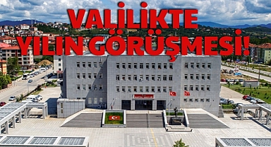 VALİLİKTE YILIN GÖRÜŞMESİ!