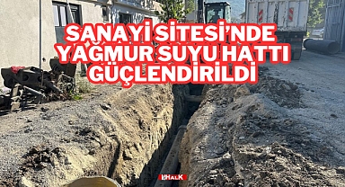Bartın Sanayi Sitesi’nde Yağmur Suyu Hattı Güçlendirildi