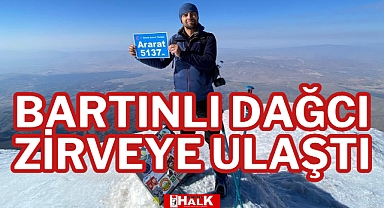 BARTINLI DAĞCI ZİRVEYE ULAŞTI