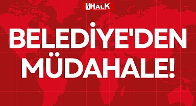 BELEDİYE'DEN MÜDAHALE!