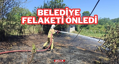 Belediye Felaketi Önledi