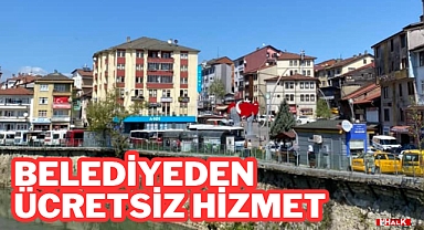 BELEDİYEDEN ÜCRETSİZ HİZMET