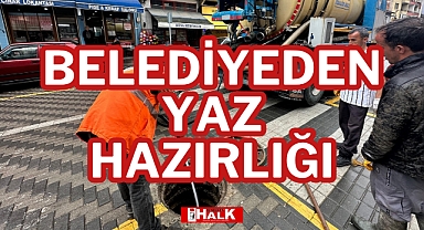 BELEDİYEDEN YAZ HAZIRLIĞI