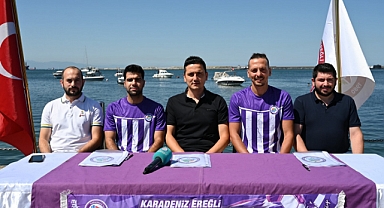 Ereğli 2 oyuncu için imza töreni düzenledi