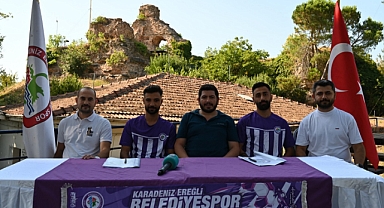 Ereğli Belediyespor'da imzalar tarihi kalede atıldı