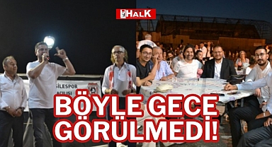 KURUCAŞİLESPOR GECESİNE YOĞUN KATILIM OLDU