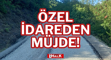 ÖZEL İDAREDEN MÜJDE!