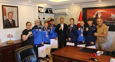 Şampiyon sporlardan Akkaş’a ziyaret