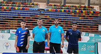 Sporcularımız Masa Tenisinde 2 madalya kazandı