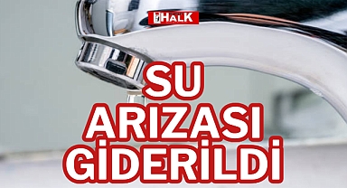 SU ARIZASI GİDERİLDİ