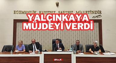 Yalçınkaya Müjdeyi Verdi