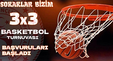 30 Ağustos 3x3 basketbol turnuvası düzenlenecek