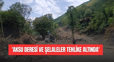 ''Aksu Deresi ve Şelaleler Tehlike Altında'