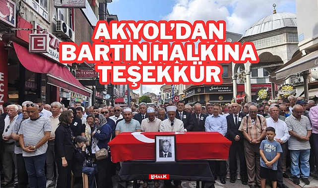 Akyol'dan Bartın Halkına Teşekkür