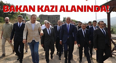 BAKAN KAZI ALANINDA!