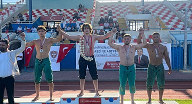 Bartınlı güreşçilerden bir başarı daha