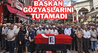 BAŞKAN GÖZYAŞLARINI TUTAMADI