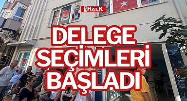 DELEGE SEÇİMLERİ BAŞLADI