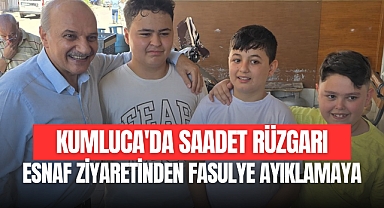 ESNAF ZİYARETİNDEN FASULYE AYIKLAMAYA