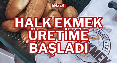 HALK EKMEK ÜRETİME BAŞLADI