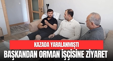 KAZADA YARALANMIŞTI