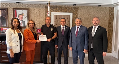 MHP Heyeti Amasya İl Emniyet Müdürünü ziyaret etti