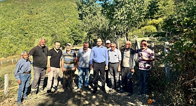 O Köye Bağlantı Yolu Yapılıyor