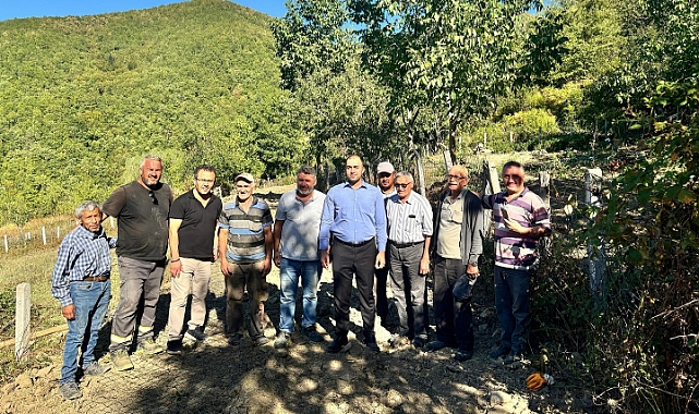 O Köye Bağlantı Yolu Yapılıyor