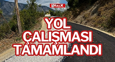 YOL ÇALIŞMASI TAMAMLANDI