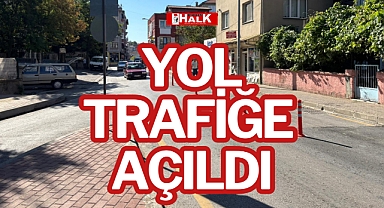 YOL TRAFİĞE AÇILDI