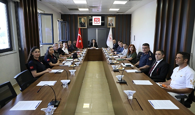 112 Acil Çağrı Merkezi toplantı gerçekleştirdi