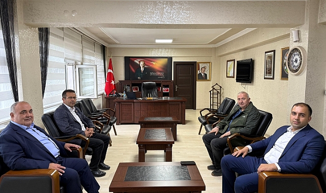 Aldatmaz Kaymakam Kadiroğlun'u ziyaret etti