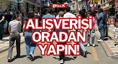 ALIŞVERİŞİ ORADAN YAPIN!
