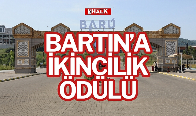 BARTIN’A İKİNCİLİK ÖDÜLÜ