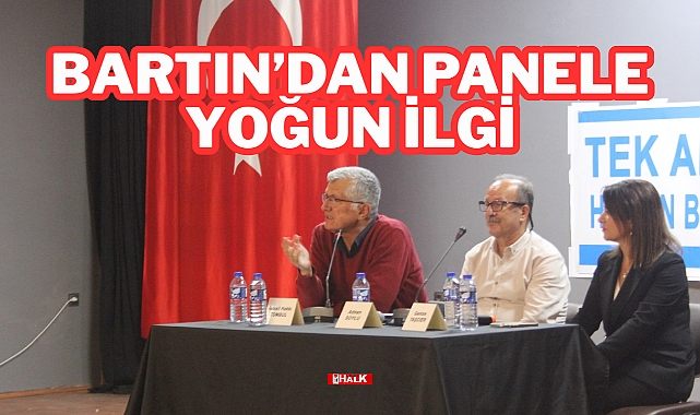 BARTIN'DAN PANELE YOĞUN İLGİ