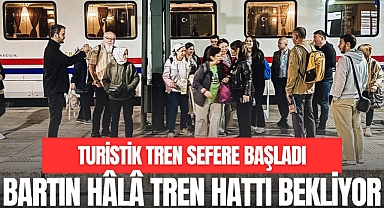 BARTIN HALA TREN BEKLİYOR
