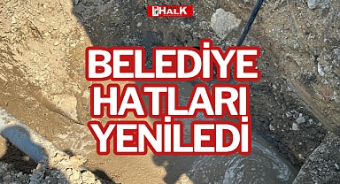 BELEDİYE HATLARI YENİLEDİ