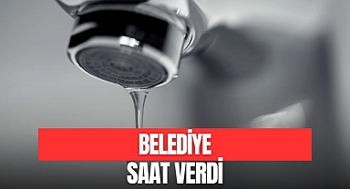 BELEDİYE SAAT VERDİ