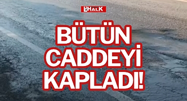 BÜTÜN CADDEYİ KAPLADI!